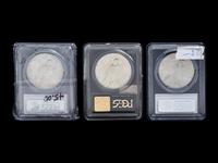 Six 1922 Peace $1 Coins