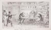 (CRUIKSHANK, GEORGE) CRELL, A.F. AND W.M. WALLACE. The Family Oracle [...]. By A.F. Crell & W.M. Wallace. With 2 others. (4v. total)