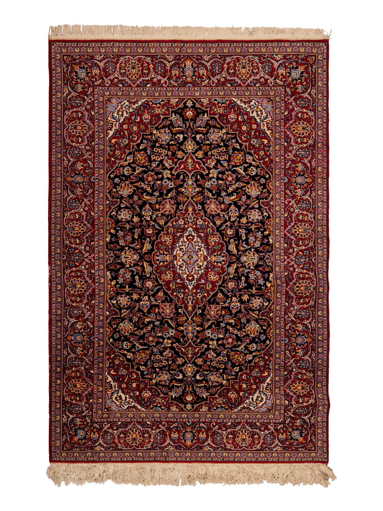 A Kashan Wool Rug
