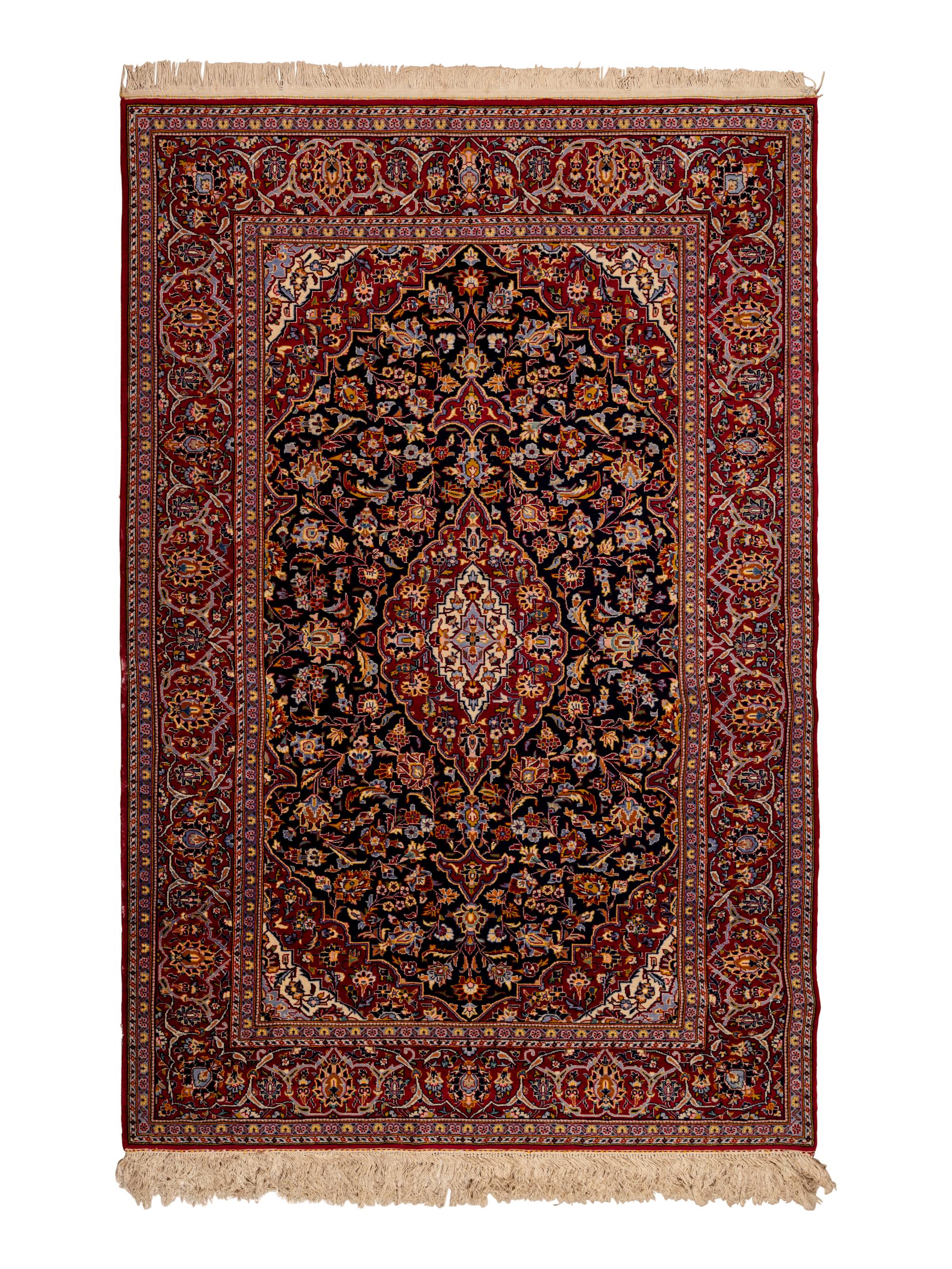 A Kashan Wool Rug