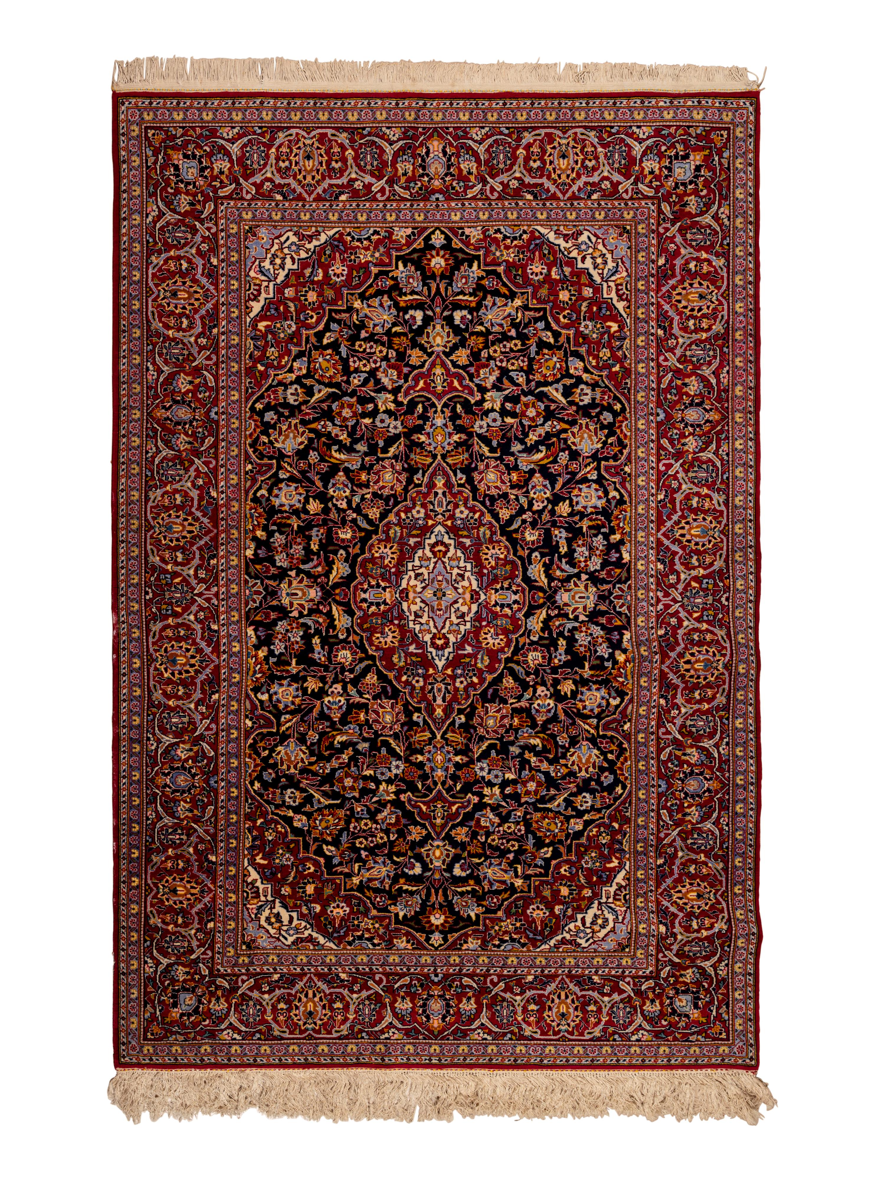 A Kashan Wool Rug