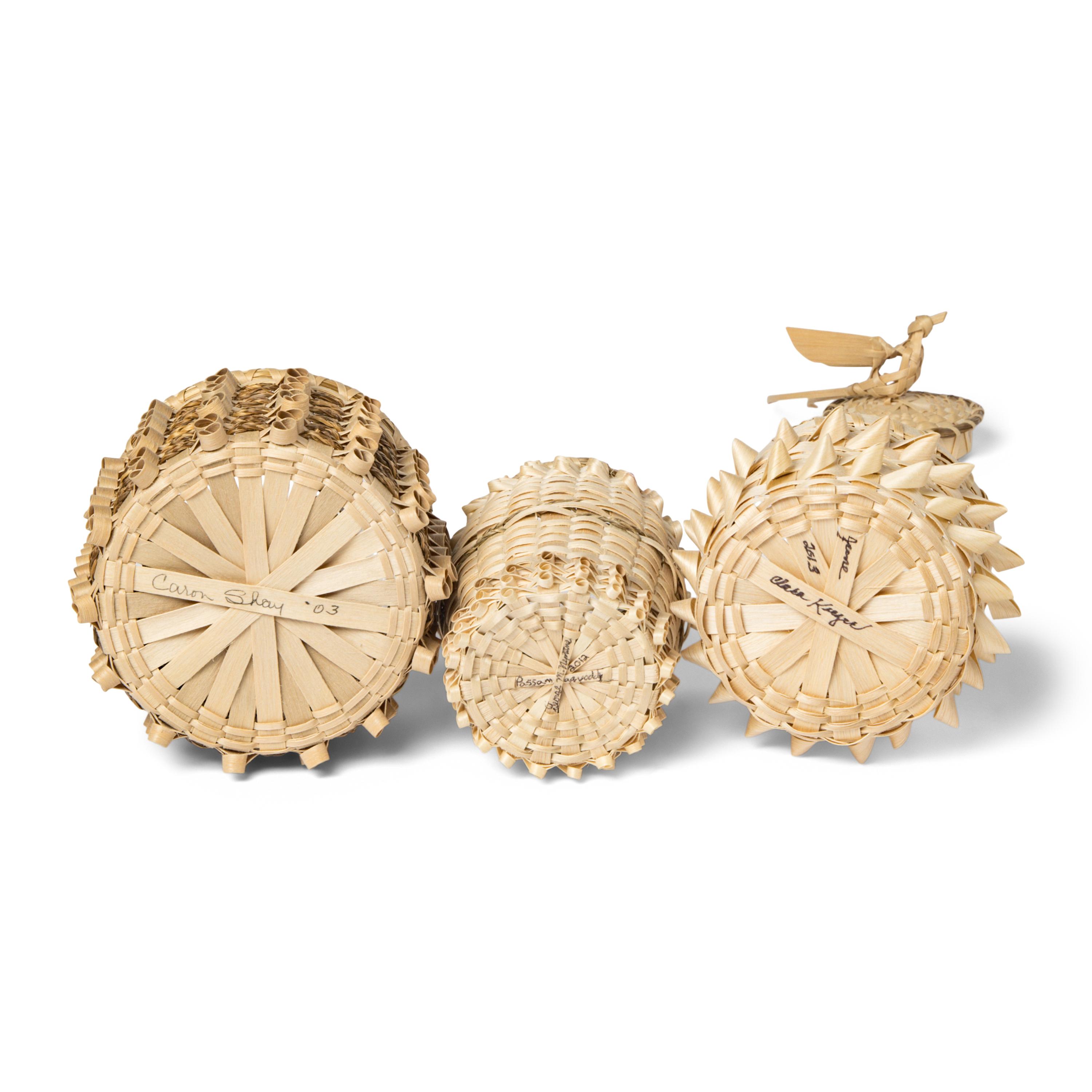 Northeastern Porcupine Twist and Sweetgrass Baskets