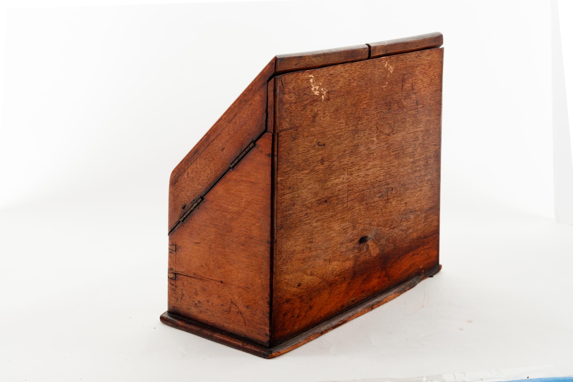 A Victorian Mahogany Letter Box