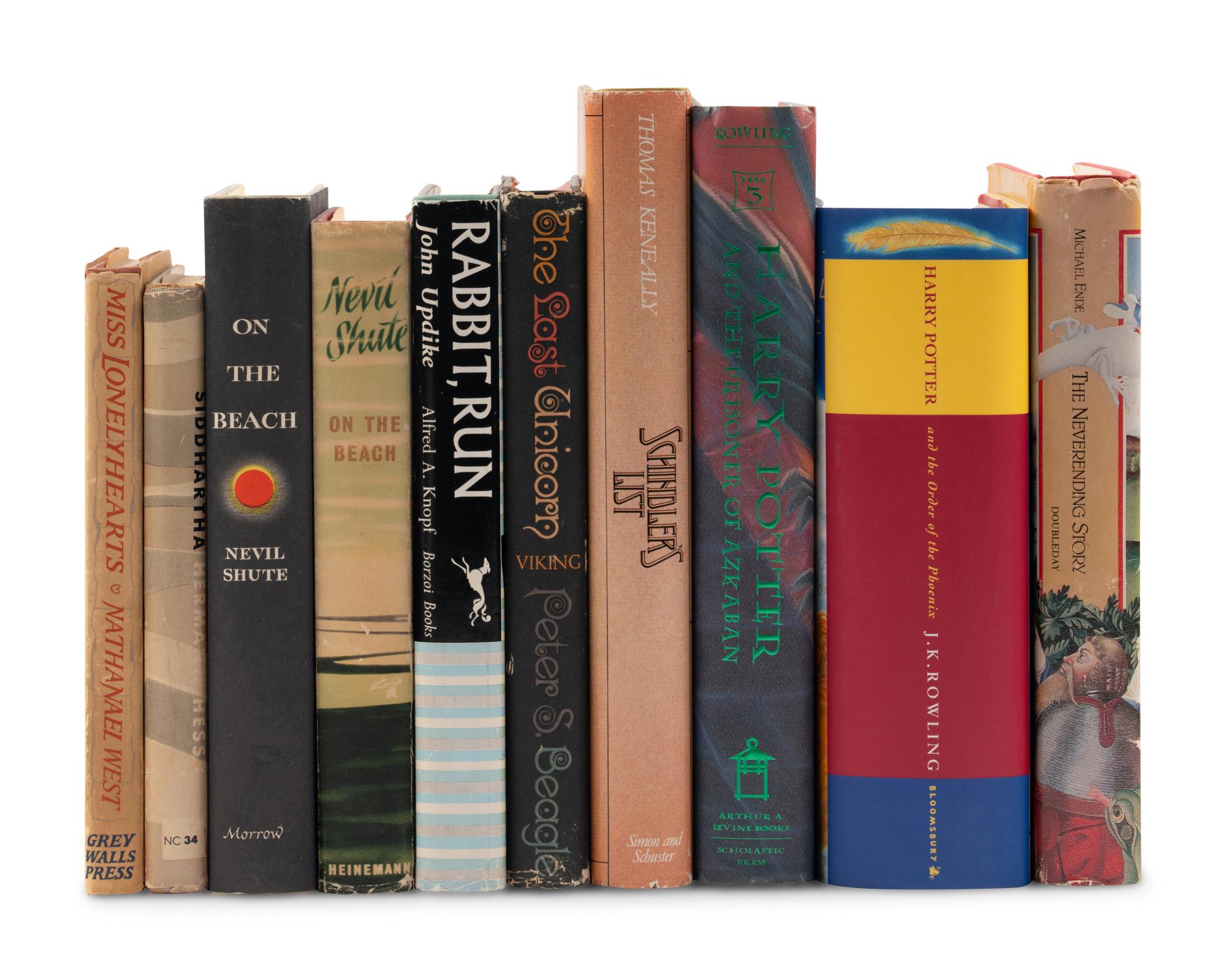 [LITERATURE - BOOKS INTO FILM]. A group of 10 FIRST EDITIONS of books adapted into films, including: