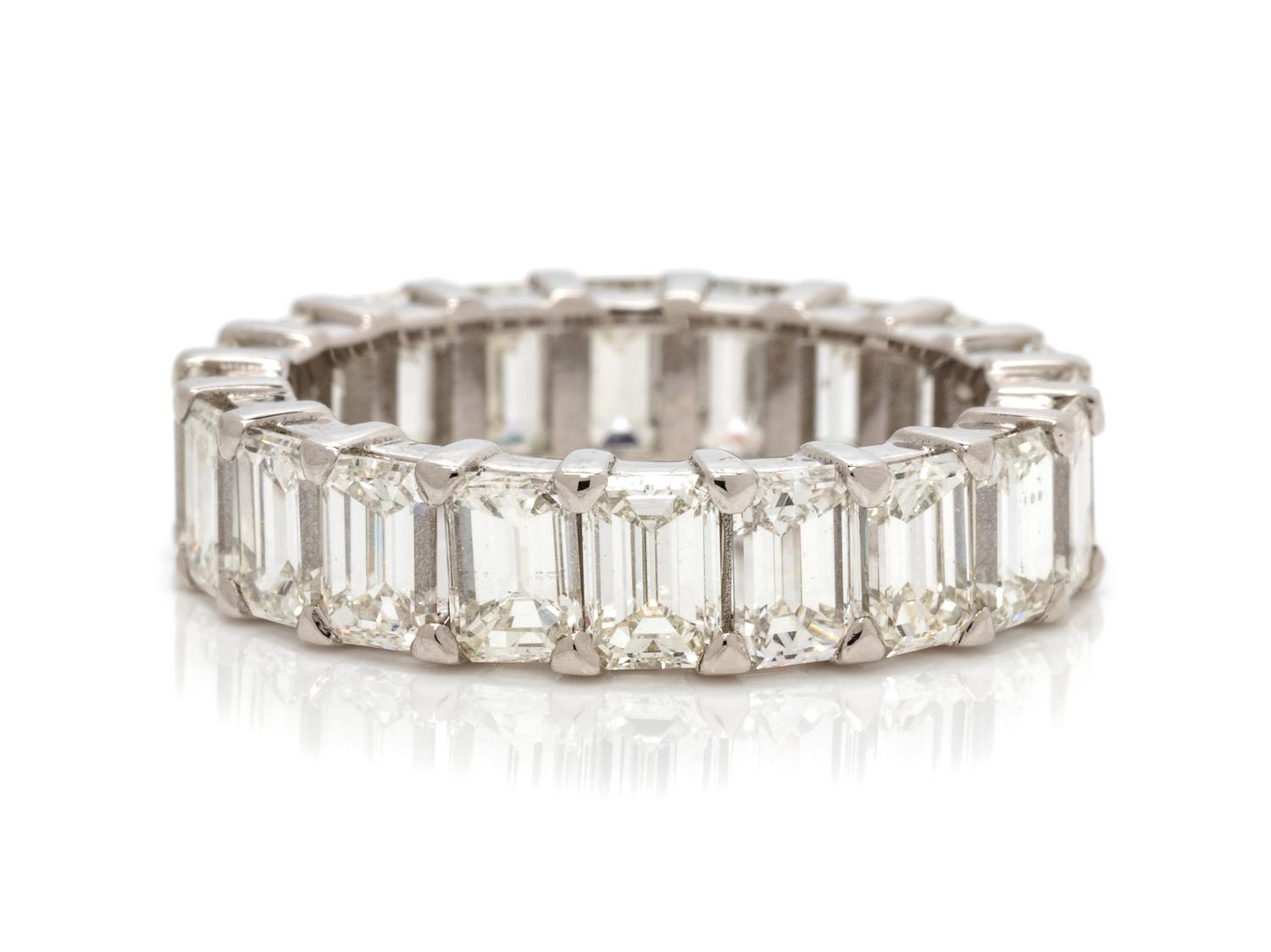 A Platinum and Diamond Eternity Band, 4.30 dwts.
