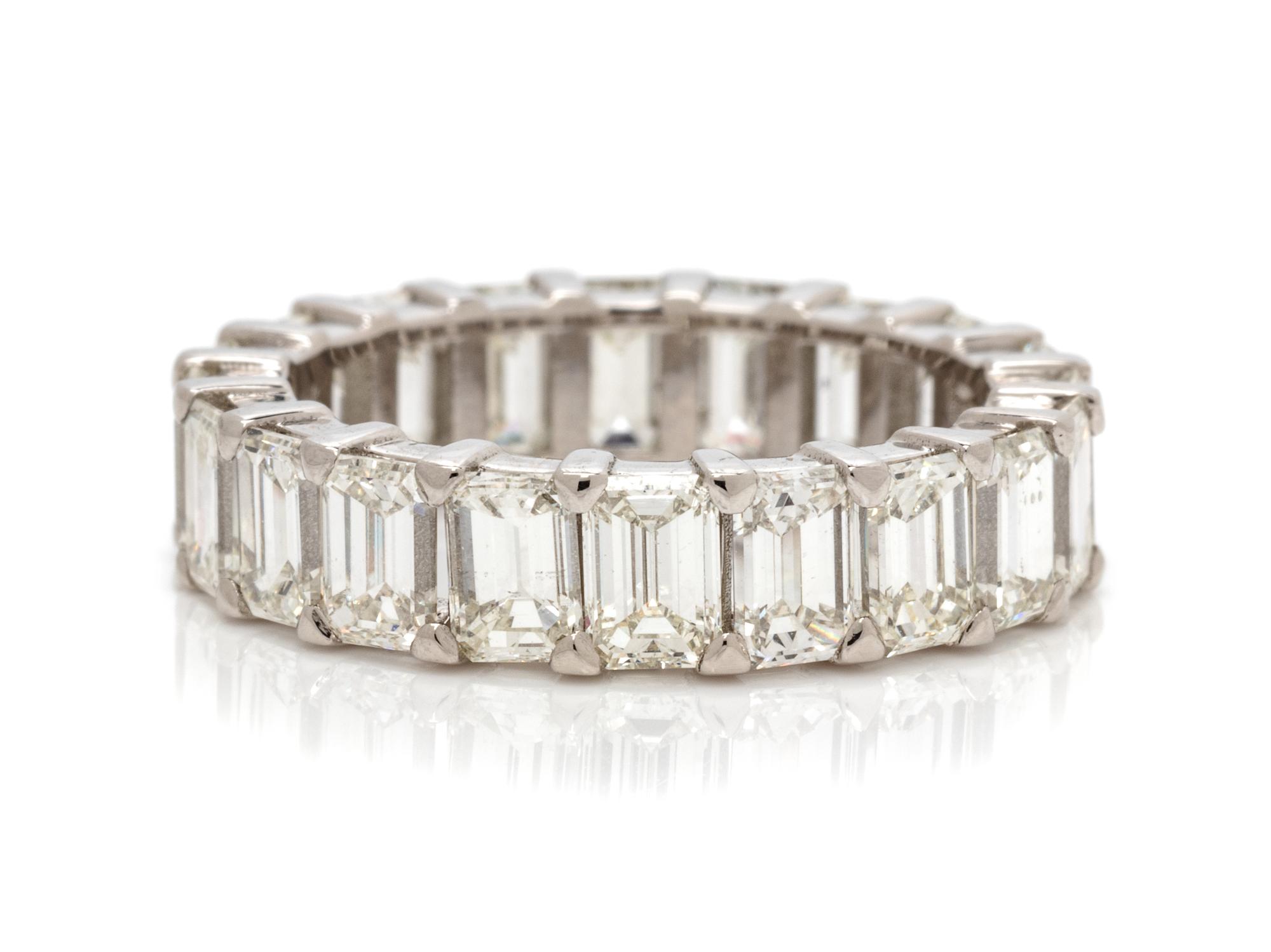 A Platinum and Diamond Eternity Band, 4.30 dwts.