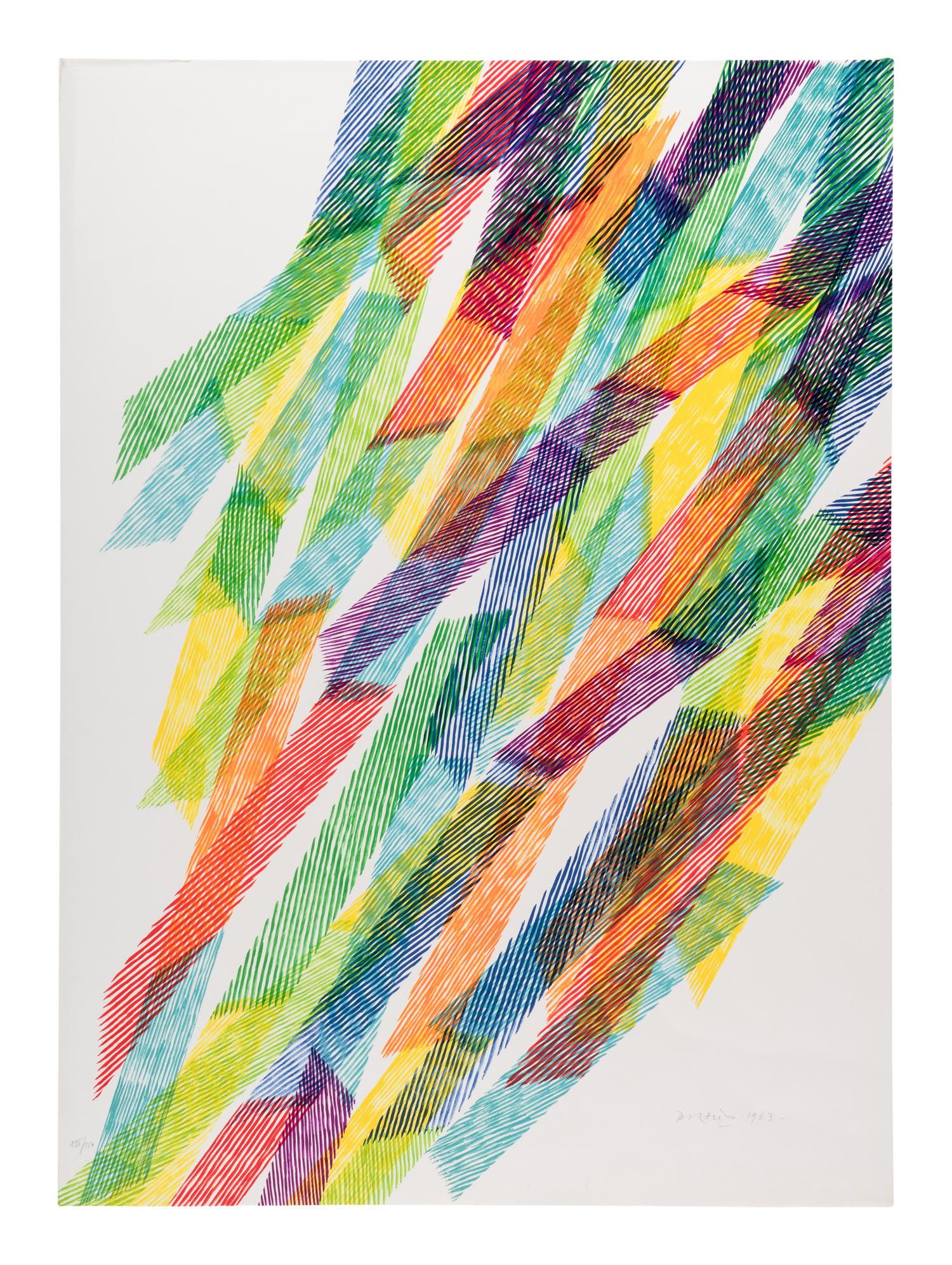 Set of 10 from XIV Olympic Winter Games Sarajevo 1984 , 1983 Including works by David Hockney, Victor Vasarely, Howard Hodgkin, James Rosenquist, and others.