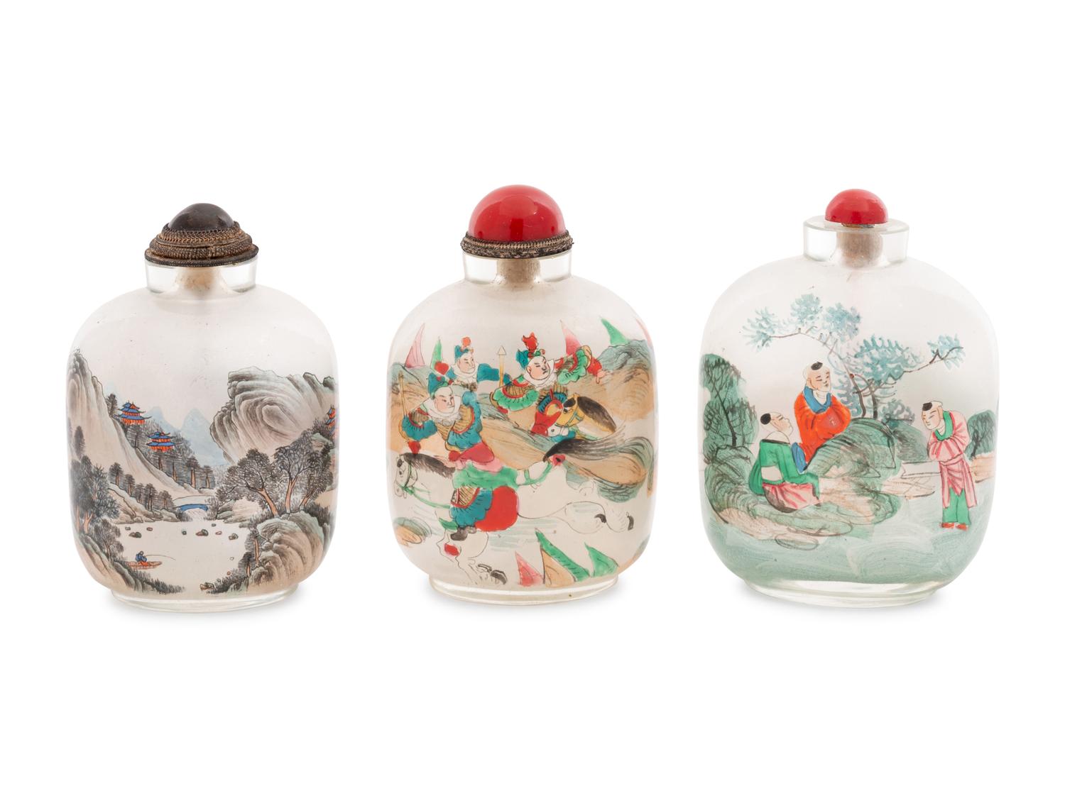 A Group of Chinese Snuff Bottles