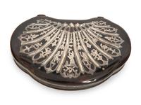 A Silver-Inlaid Tortoise Shell Snuff Box and Two Others