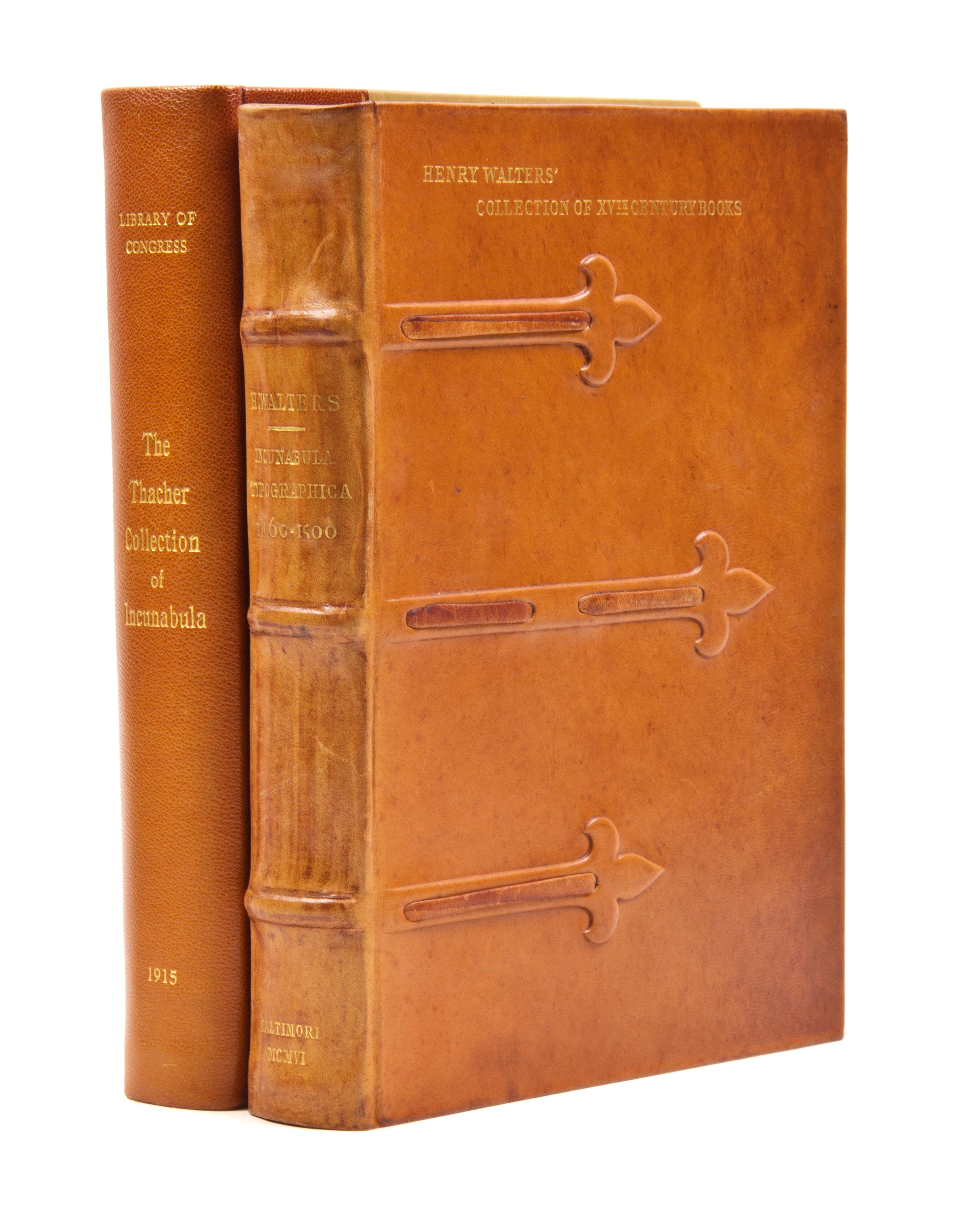 (INCUNABULA) Two works on important collections of incunabula.