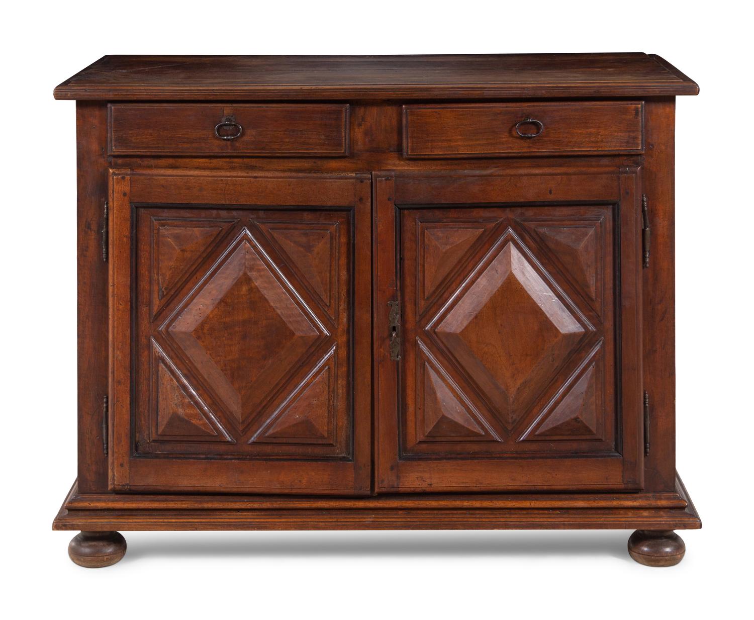 A Louis XIII Walnut Cabinet