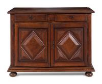 A Louis XIII Walnut Cabinet