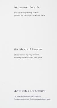 (ZADKINE, OSSIP) Le travaux d'Herecule. The Labours of Heracles. etc. Paris, ca. 1960. Limited, signed.