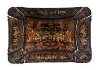 A Chinese Export Lacquer Work Table