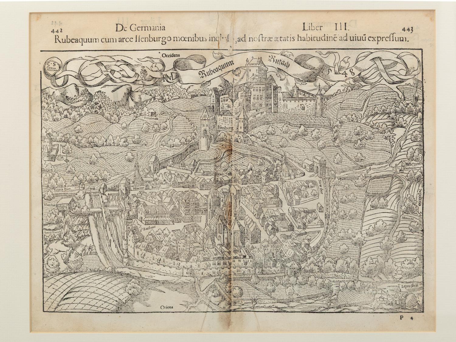 Two Continental Antiquarian Maps, Muenster and Rollos