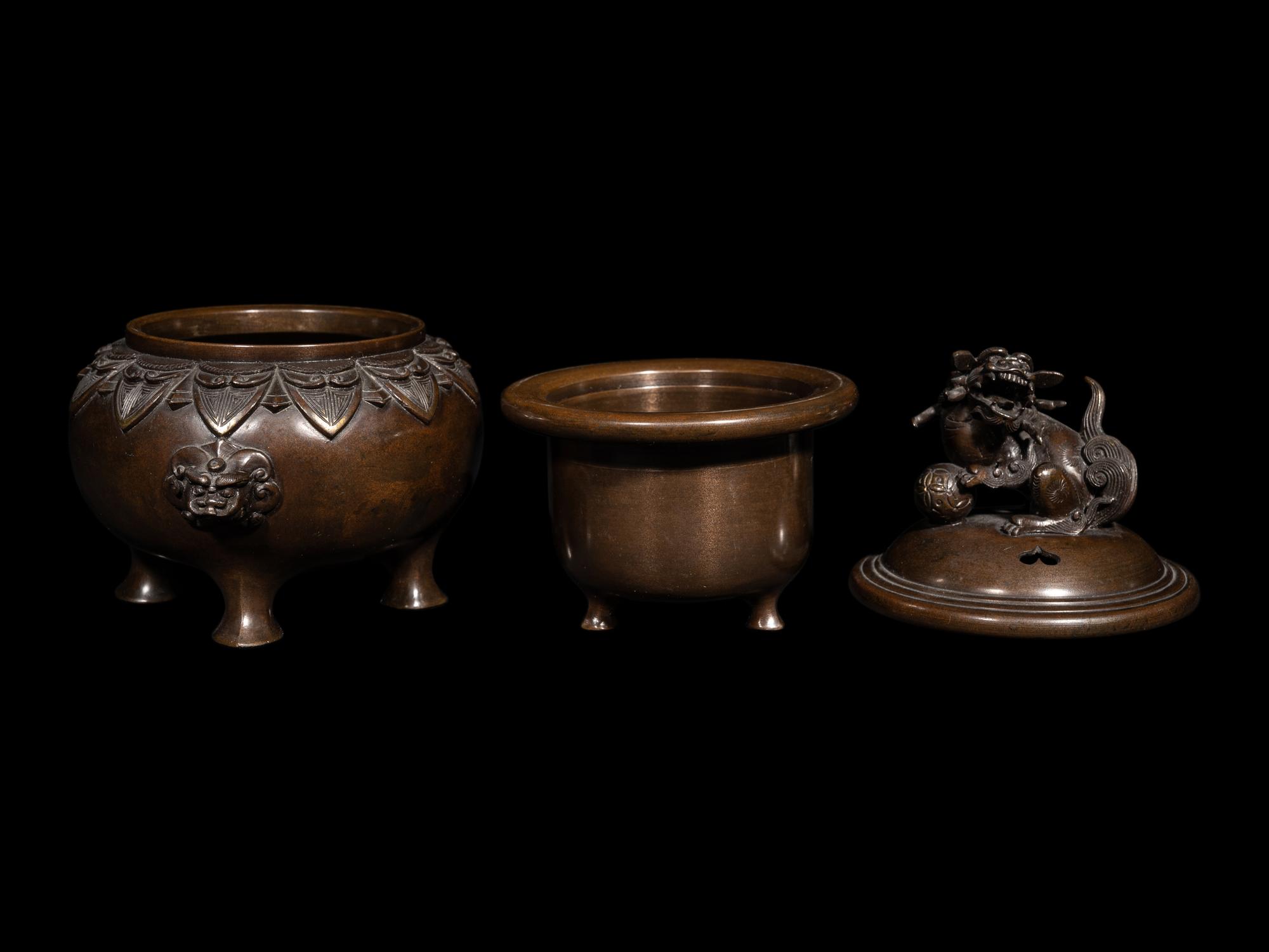 Four Japanese Bronze Articles