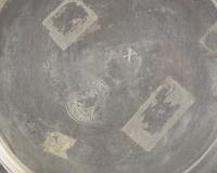A Group of Six Pewter Table Items