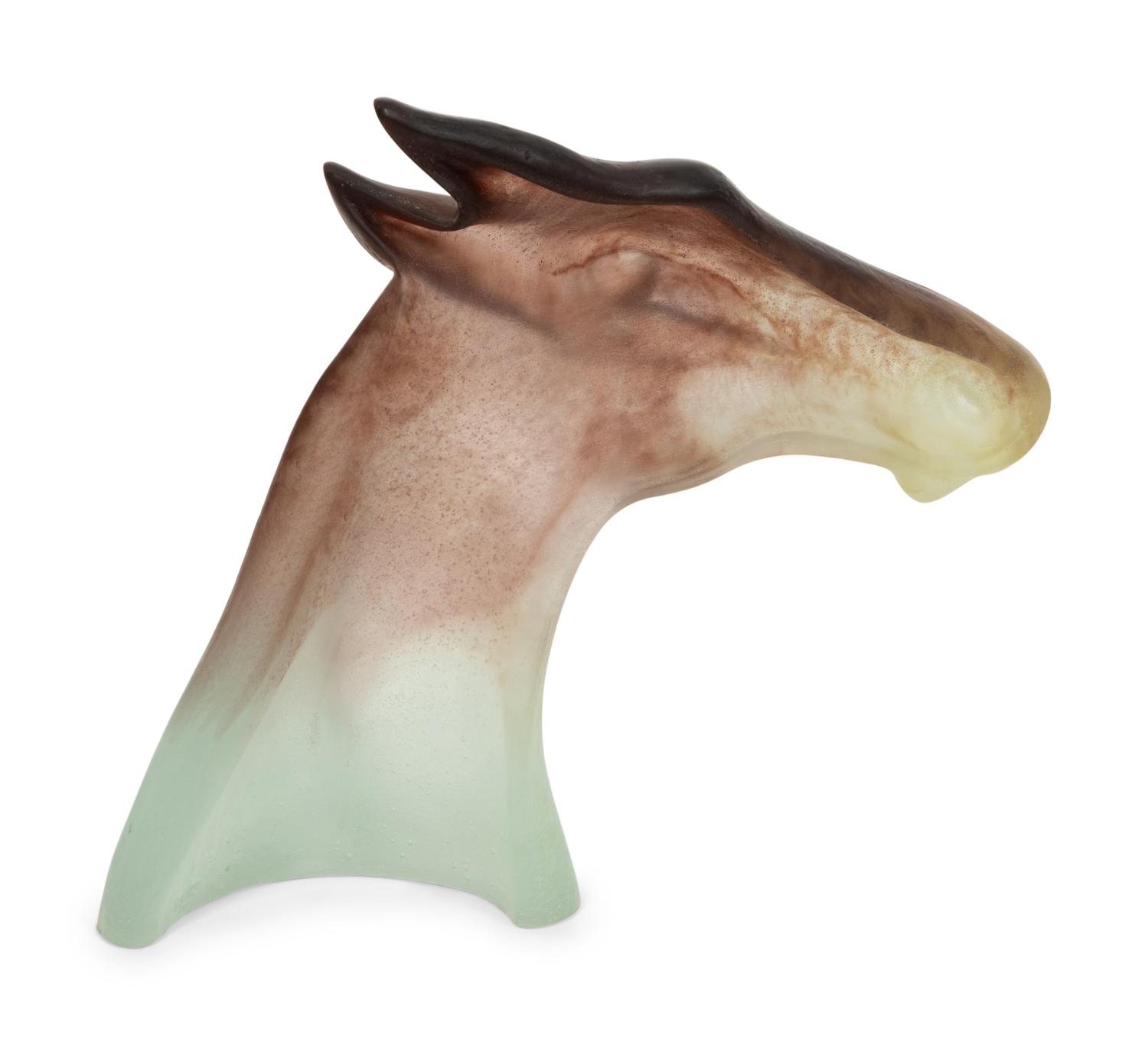 A Daum Pâte de Verre Appalousa Sculpture