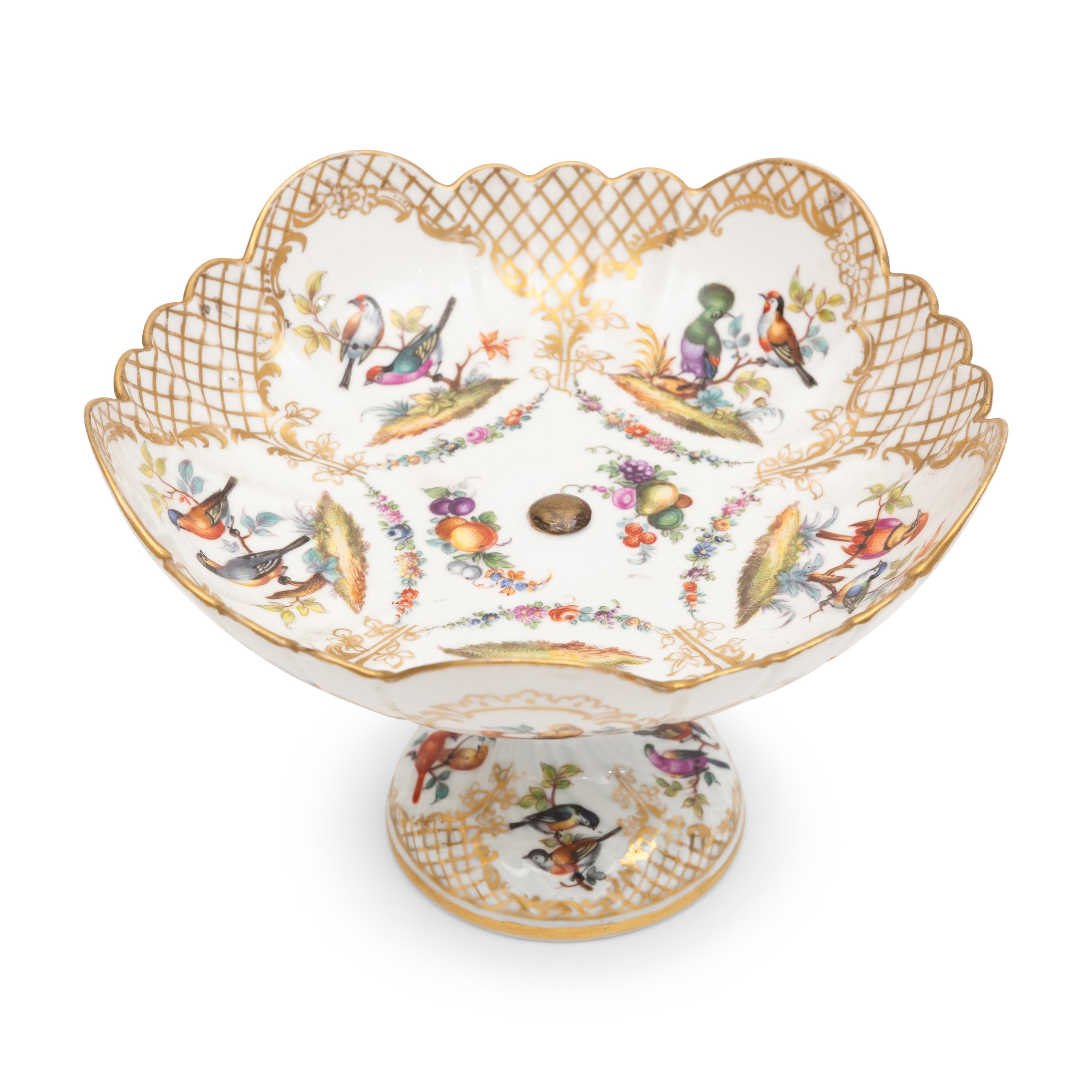 A Herend Rothschild Bird Porcelain Tureen and a Group of Continental Porcelain Articles