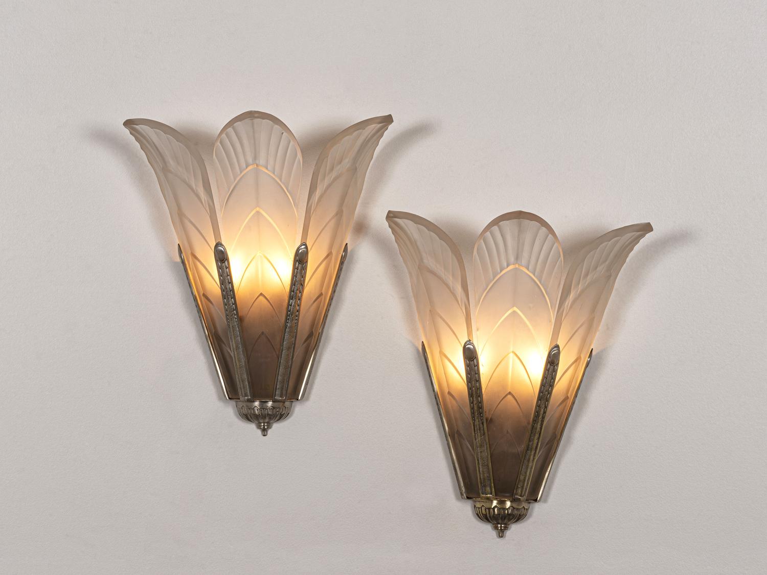 Pair of Art Deco Wall Sconces
