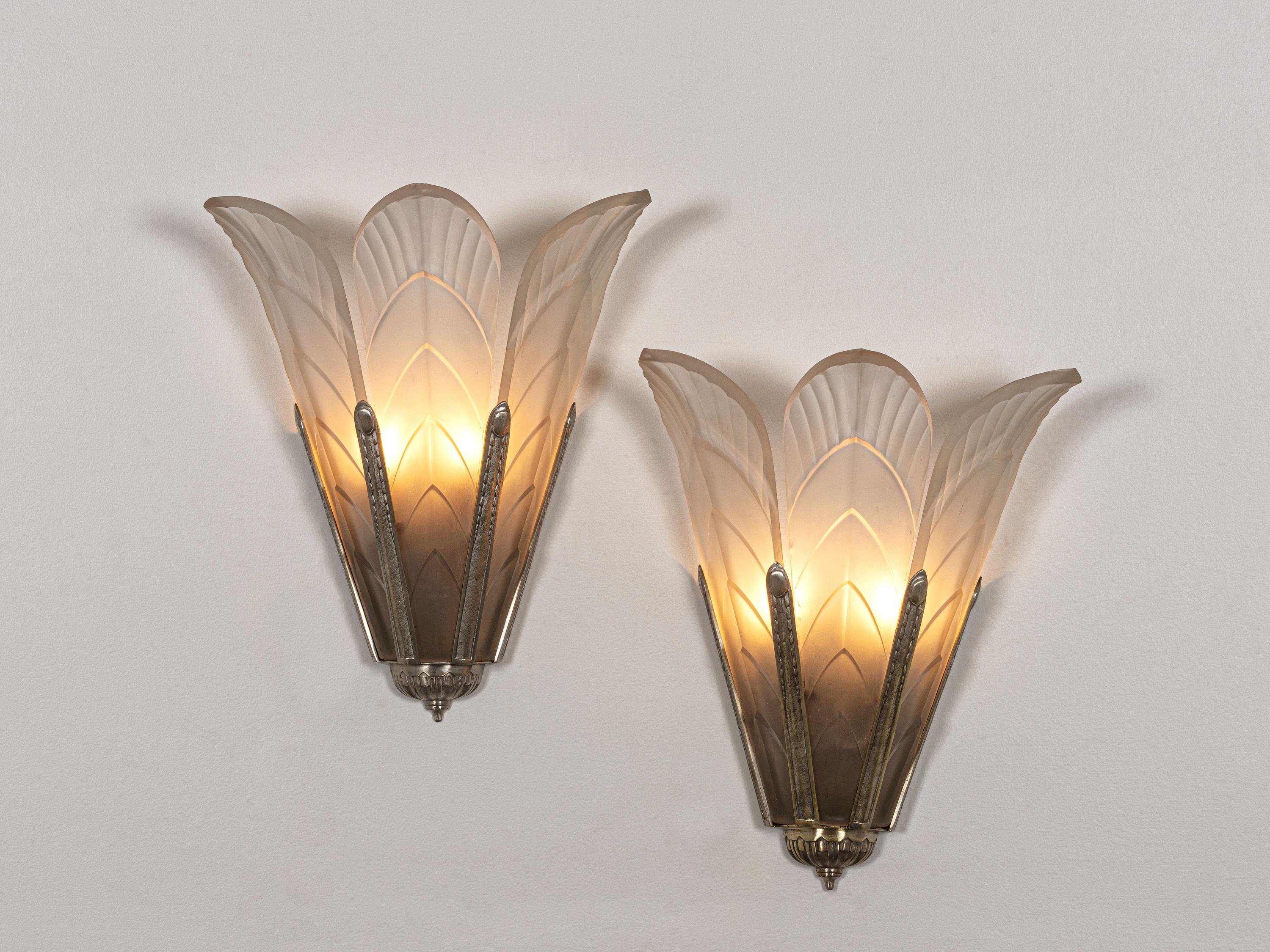 Pair of Art Deco Wall Sconces