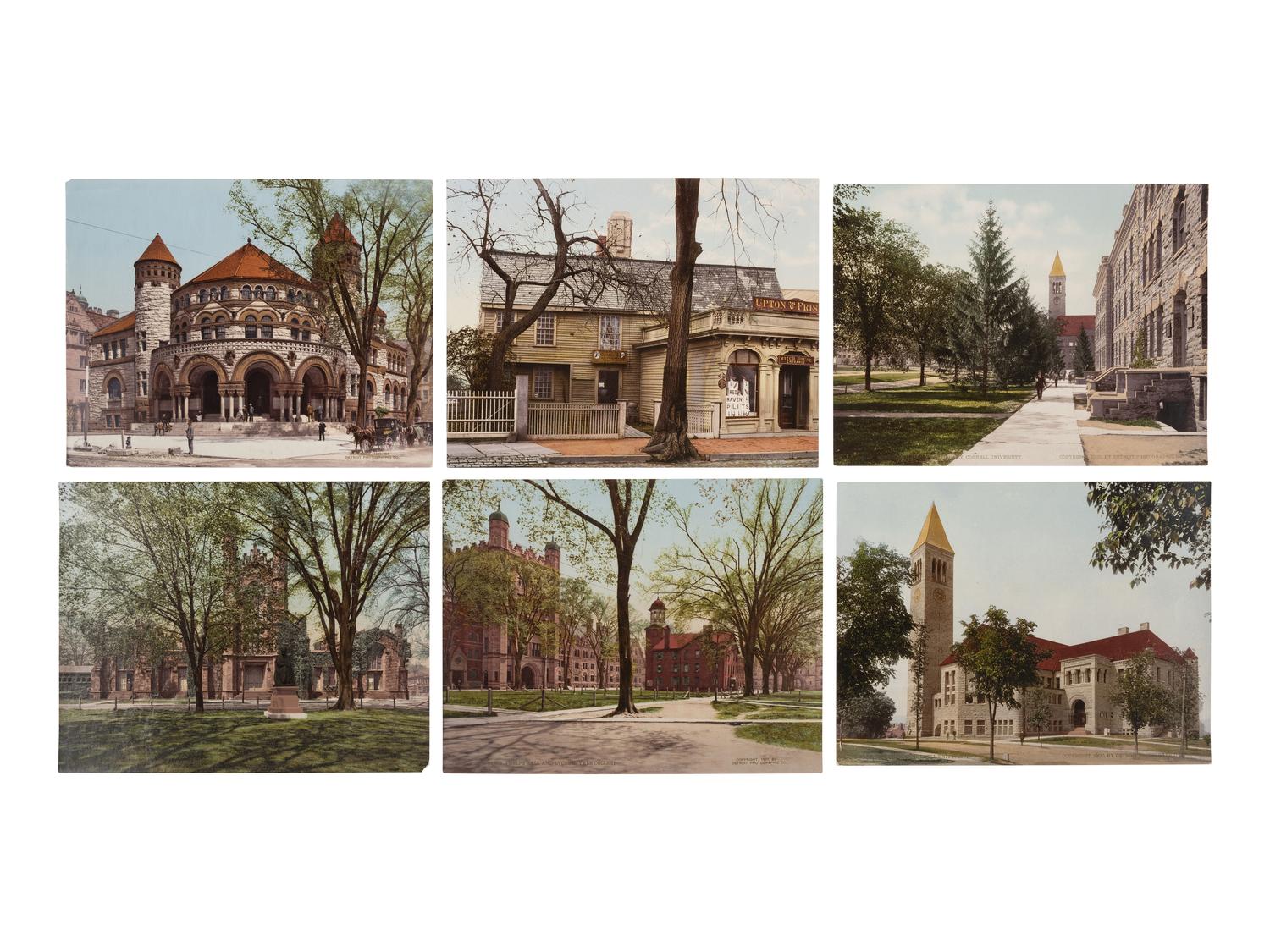 [JACKSON, William Henry, photographer]. Photochrom prints incl. US and Cuban scenes. 1900-1904.