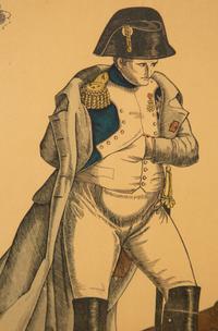 A Set of Five Napoleonic Colored Engravings After François Georgin