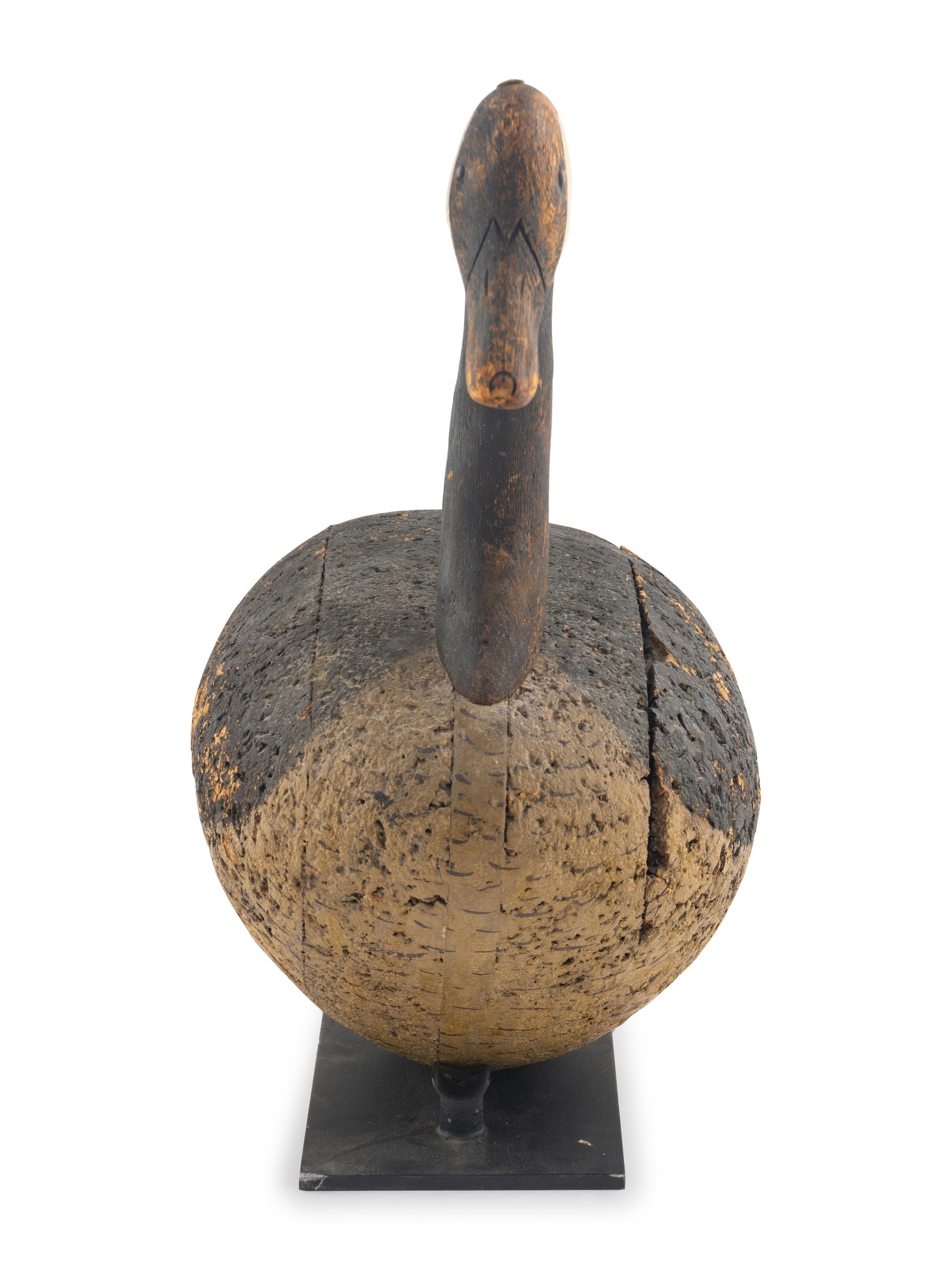 A Canada Goose Cork Decoy