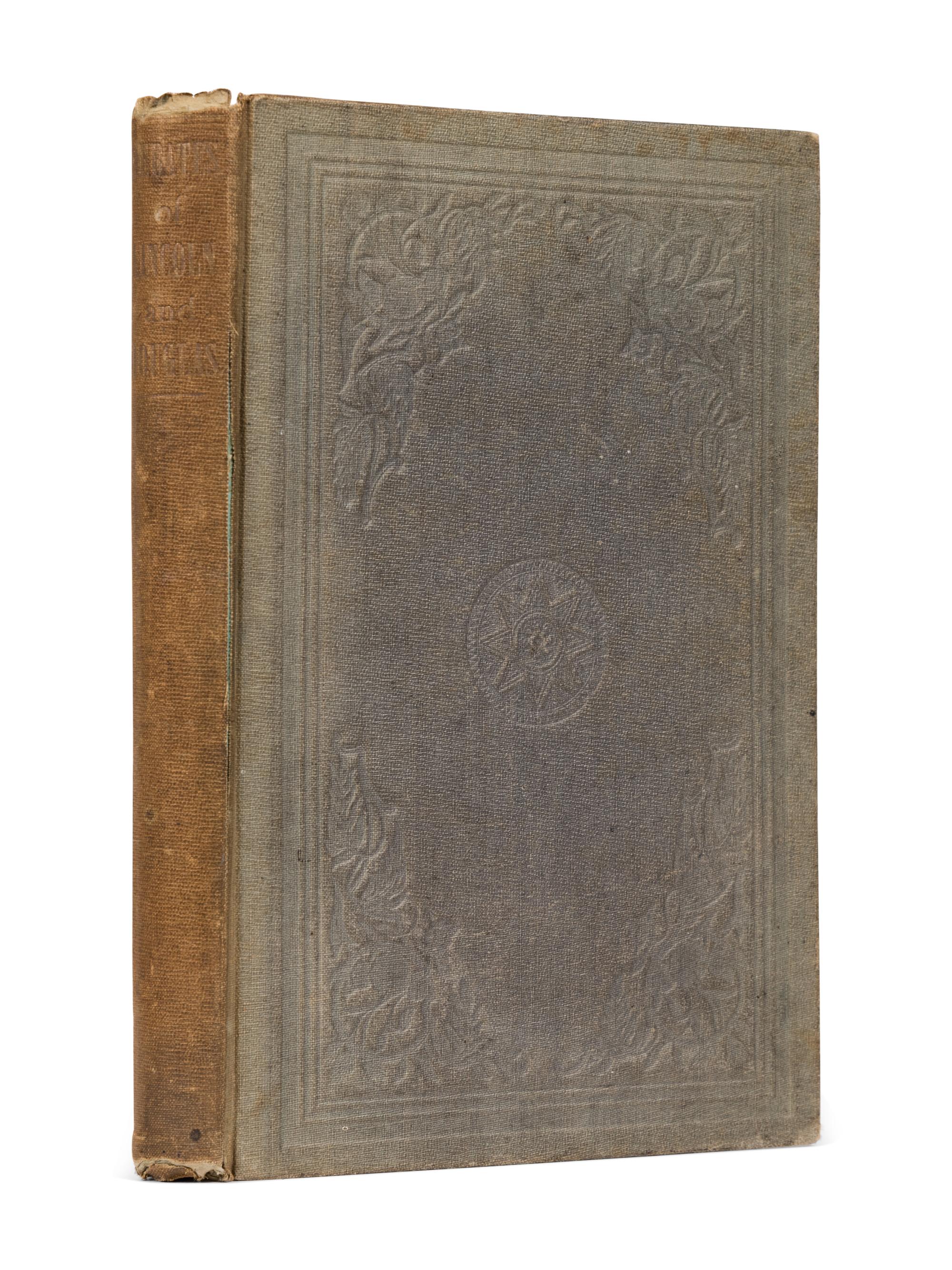 LINCOLN, Abraham ( 1809-1865). Political Debates between Hon. Abraham Lincoln and Hon. Stephen A. Douglas . Columbus: Follett, Foster and Company, 1860.
