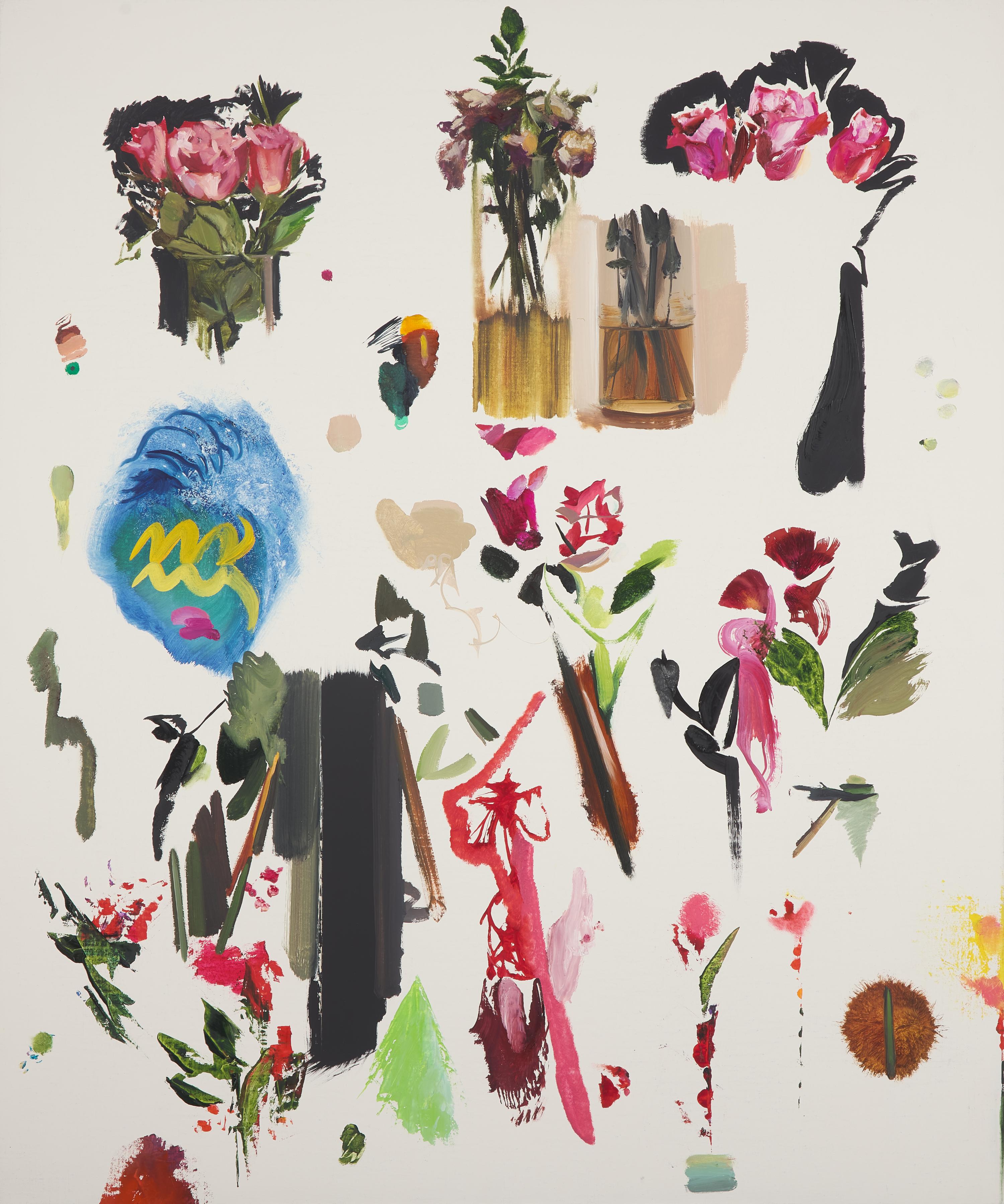 Van Hanos (American, b. 1979) — Naked Roses , 2020