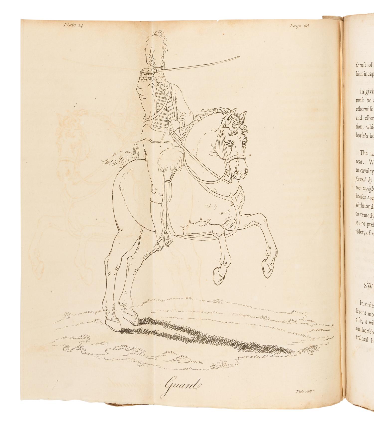 [LE MARCHANT, John Gaspard]. By His Majesty's Command. Rules and Regulations for the Sword Exercise of the Cavalry . London: War Office, printed and sold by T. Egerton, Military Library, Whitehall, 1796.
