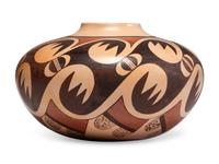Polychrome Migration Pattern Pottery Jar