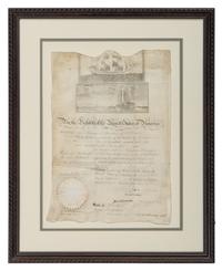 MADISON, James (1751-1831). Partly printed document signed ("James Madison"), as President, countersigned by James MONROE (1758-1831), as Secretary of State.