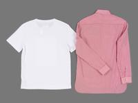 Four Men's Designer Shirts; Two Margiela, Two Valentino, c.2017 — BNY 104, 125, 110, 117