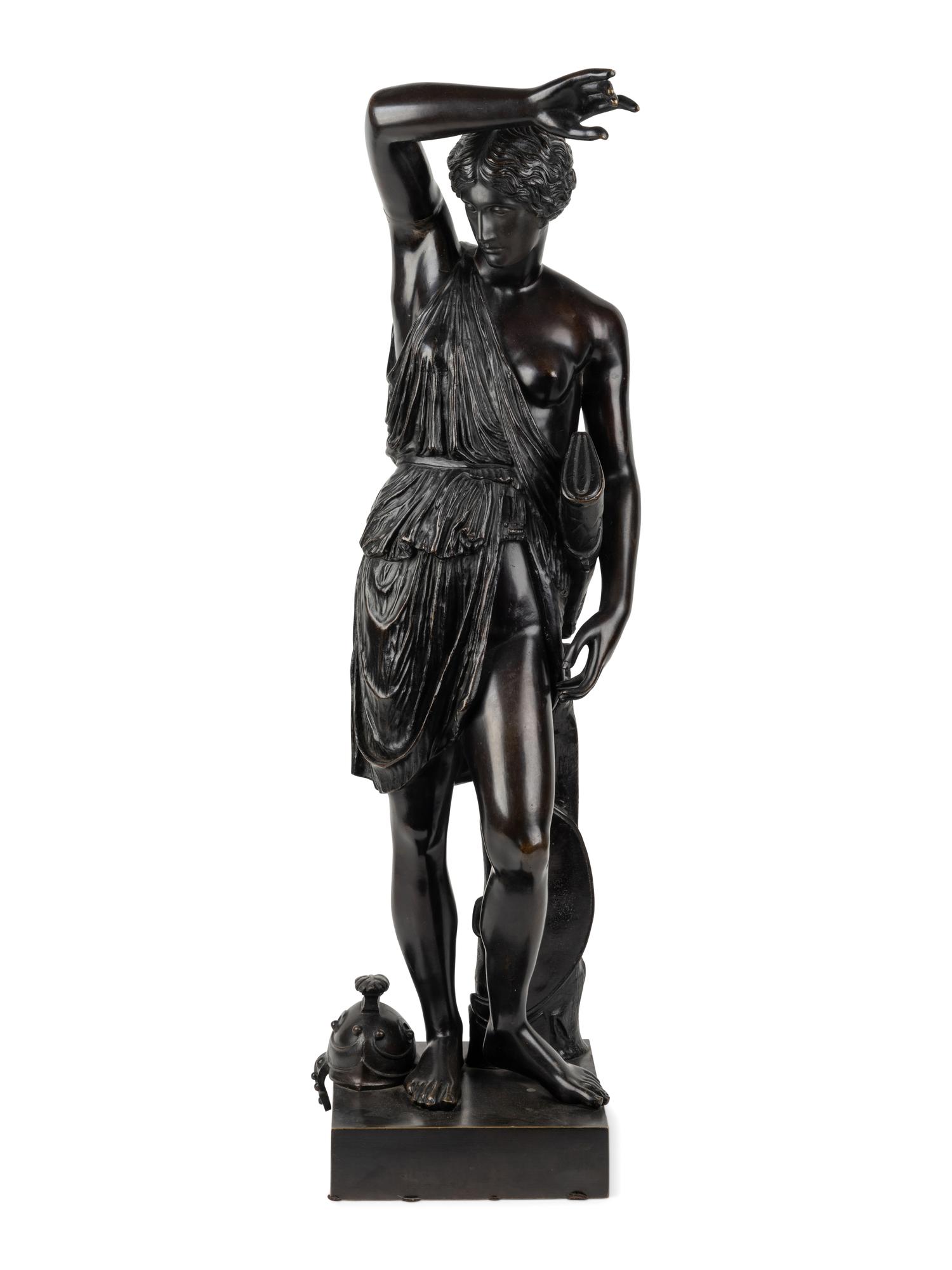 A Continental Bronze Figure of the "Mattei Type" After Phidias