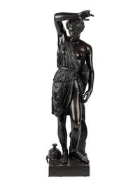 A Continental Bronze Figure of the "Mattei Type" After Phidias