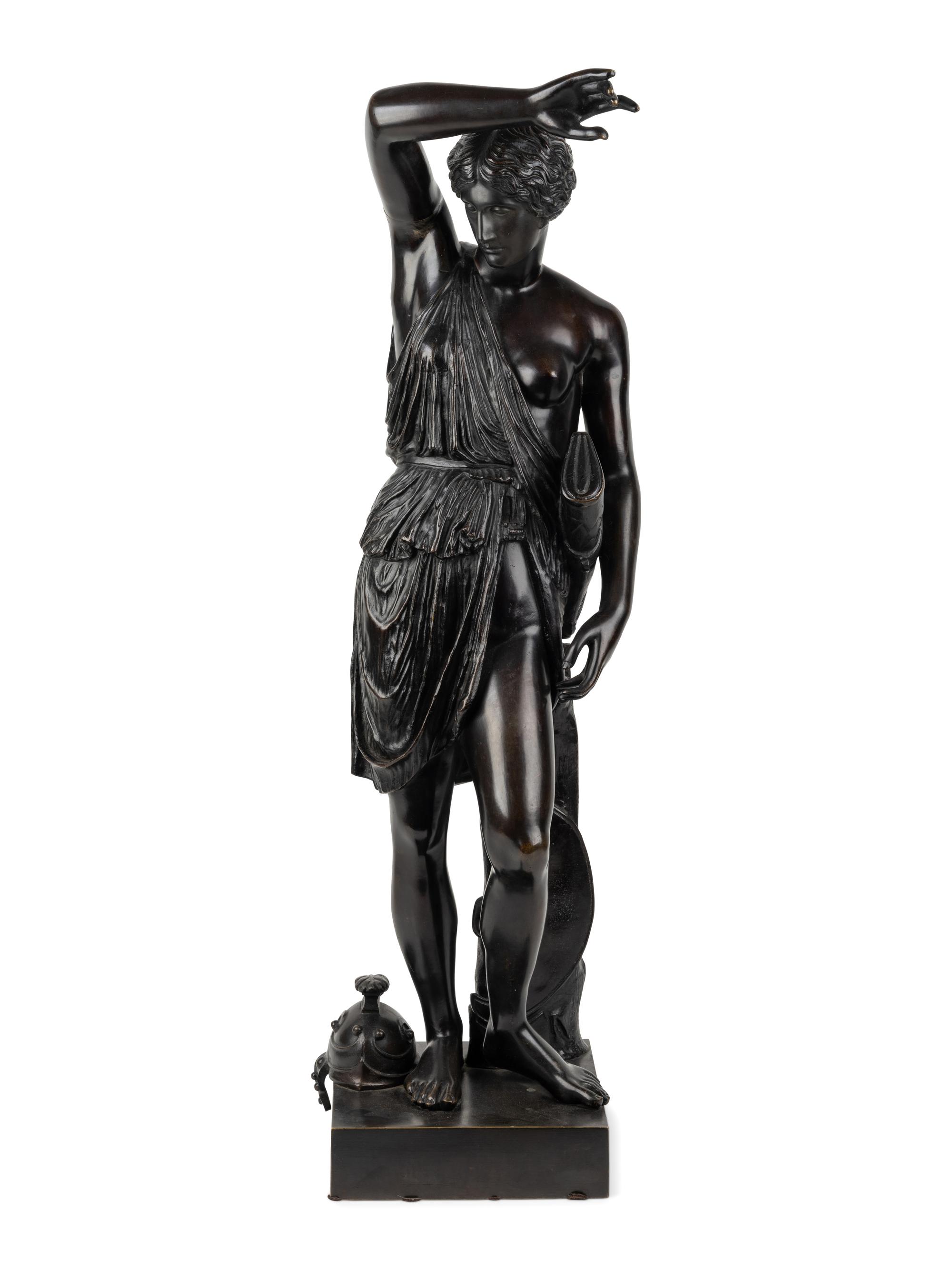 A Continental Bronze Figure of the "Mattei Type" After Phidias