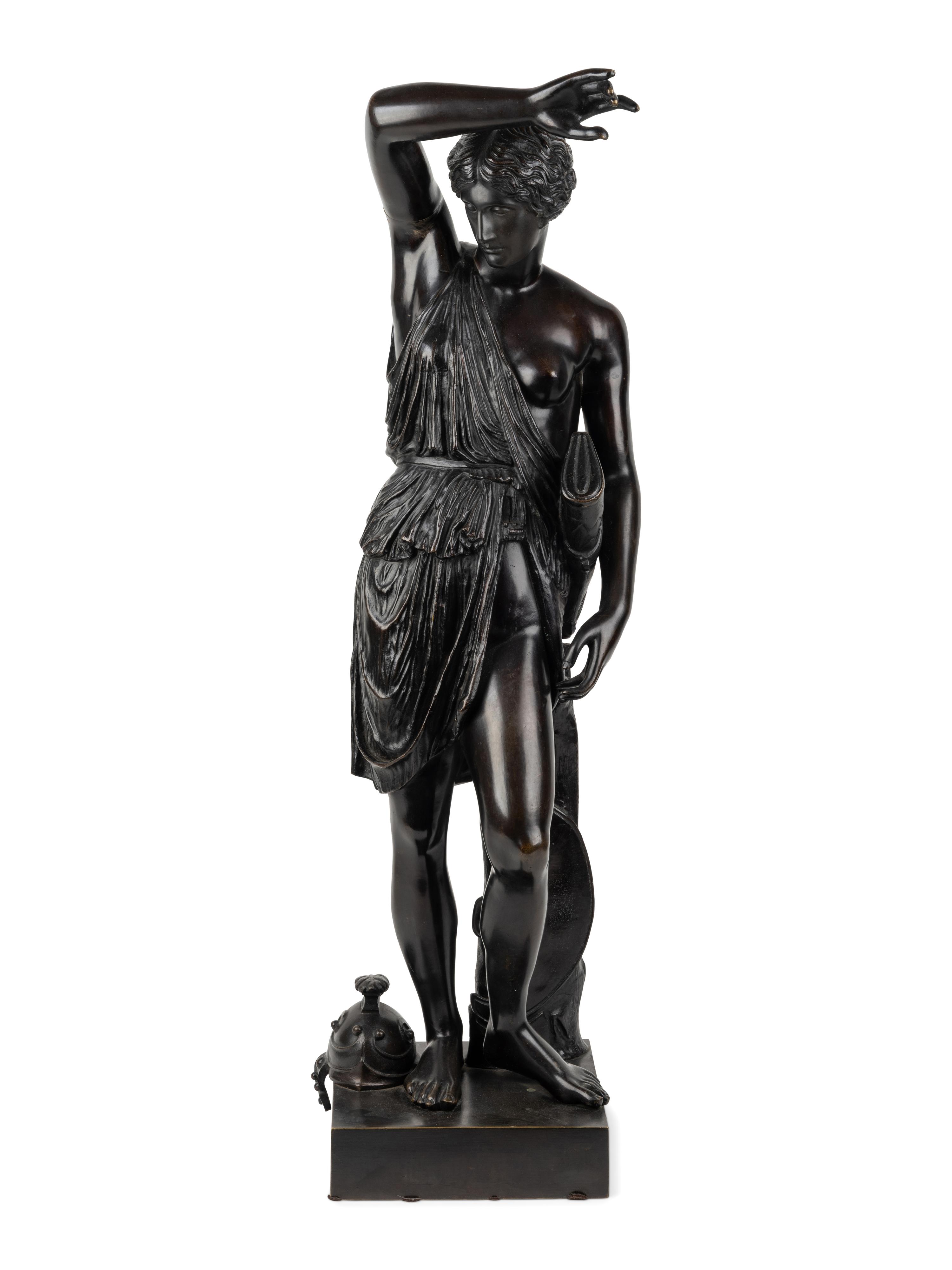 A Continental Bronze Figure of the "Mattei Type" After Phidias