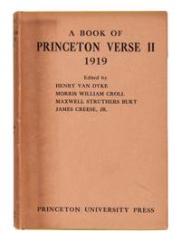 FITZGERALD, F. Scott (1896-1940), contributor. A Book of Princeton Verse II 1919 . Princeton: University Press, 1919.