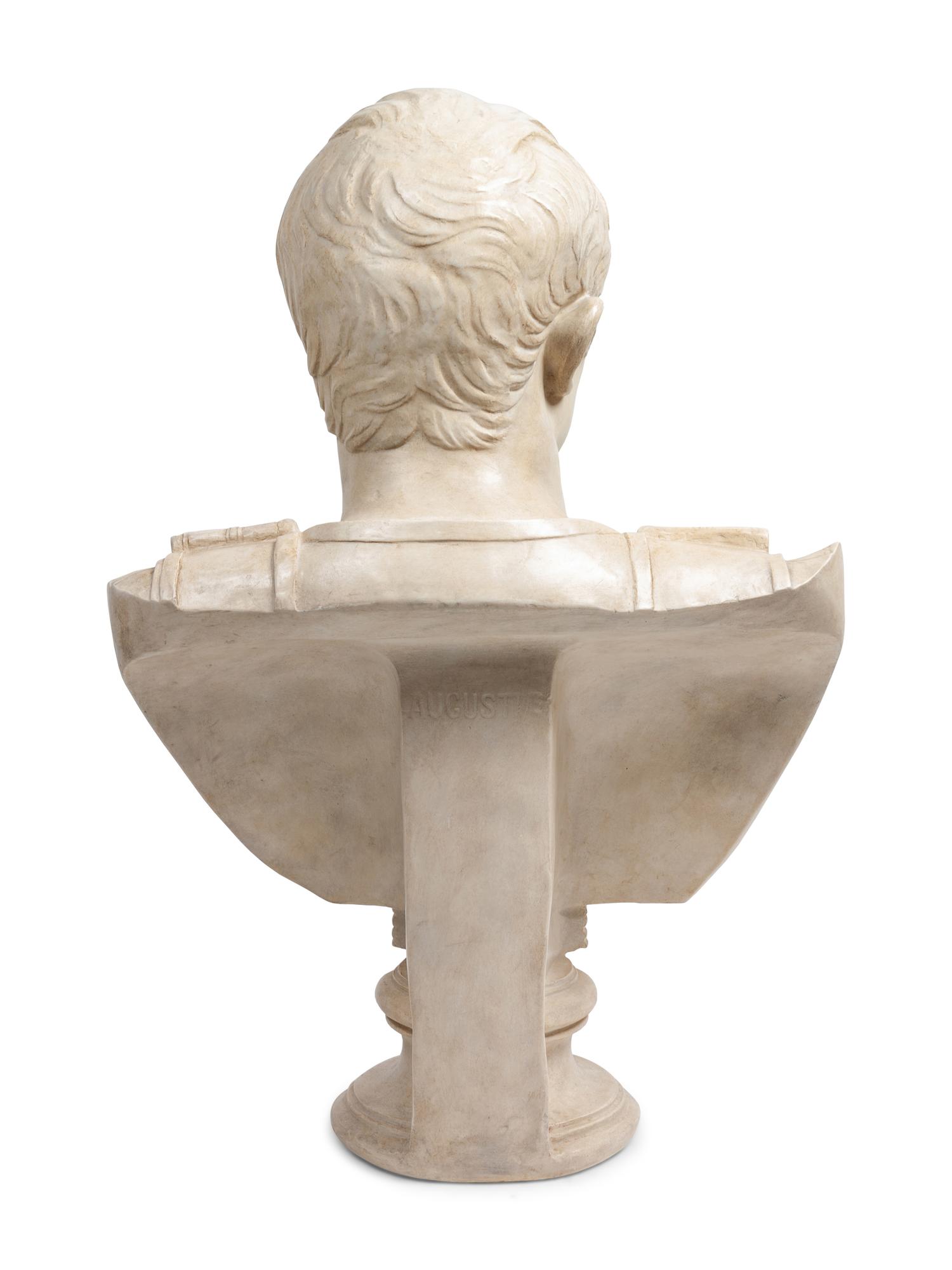 A Composition Bust of Caesar Augustus