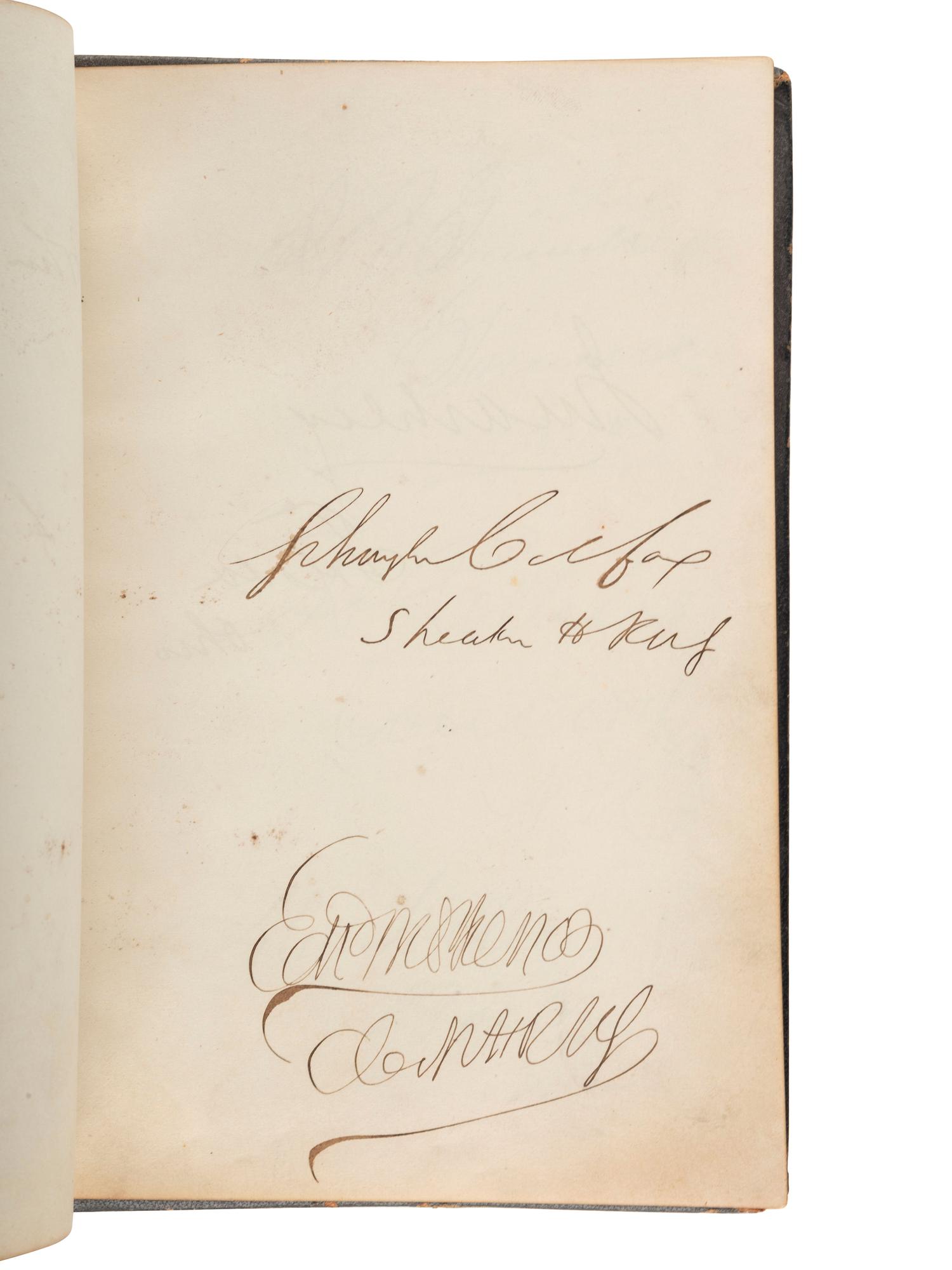 [LINCOLN, Abraham (1809-1865), DOUGLASS, Frederick (ca 1818-1895), and others - AUTOGRAPH ALBUM].