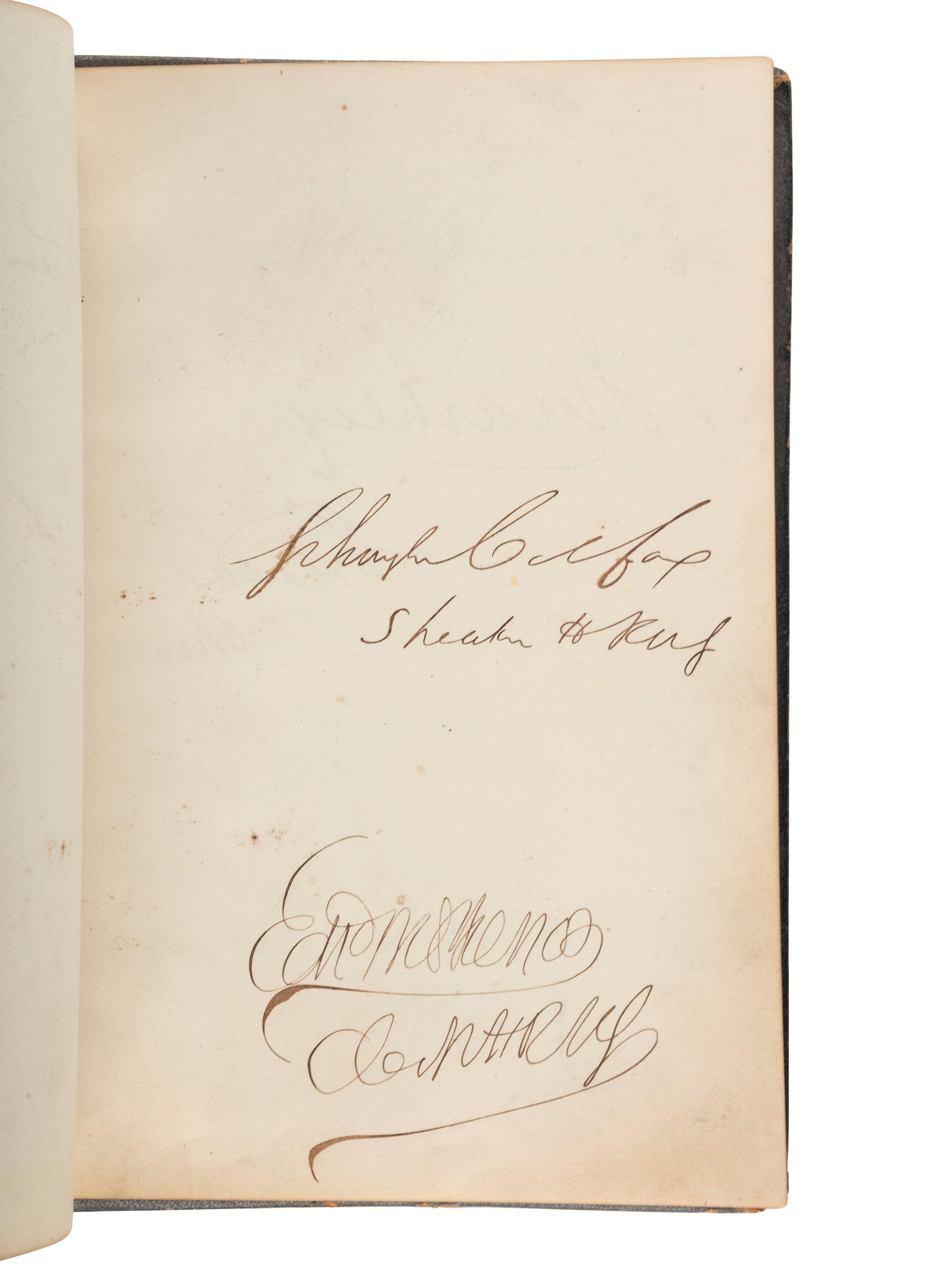 [LINCOLN, Abraham (1809-1865), DOUGLASS, Frederick (ca 1818-1895), and others - AUTOGRAPH ALBUM].