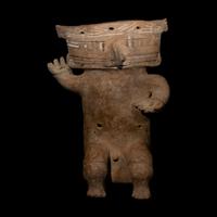 A Quimbaya Terracotta Seated Figure