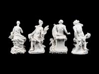 Four German Porcelain Figures Allegorical of the Seasons