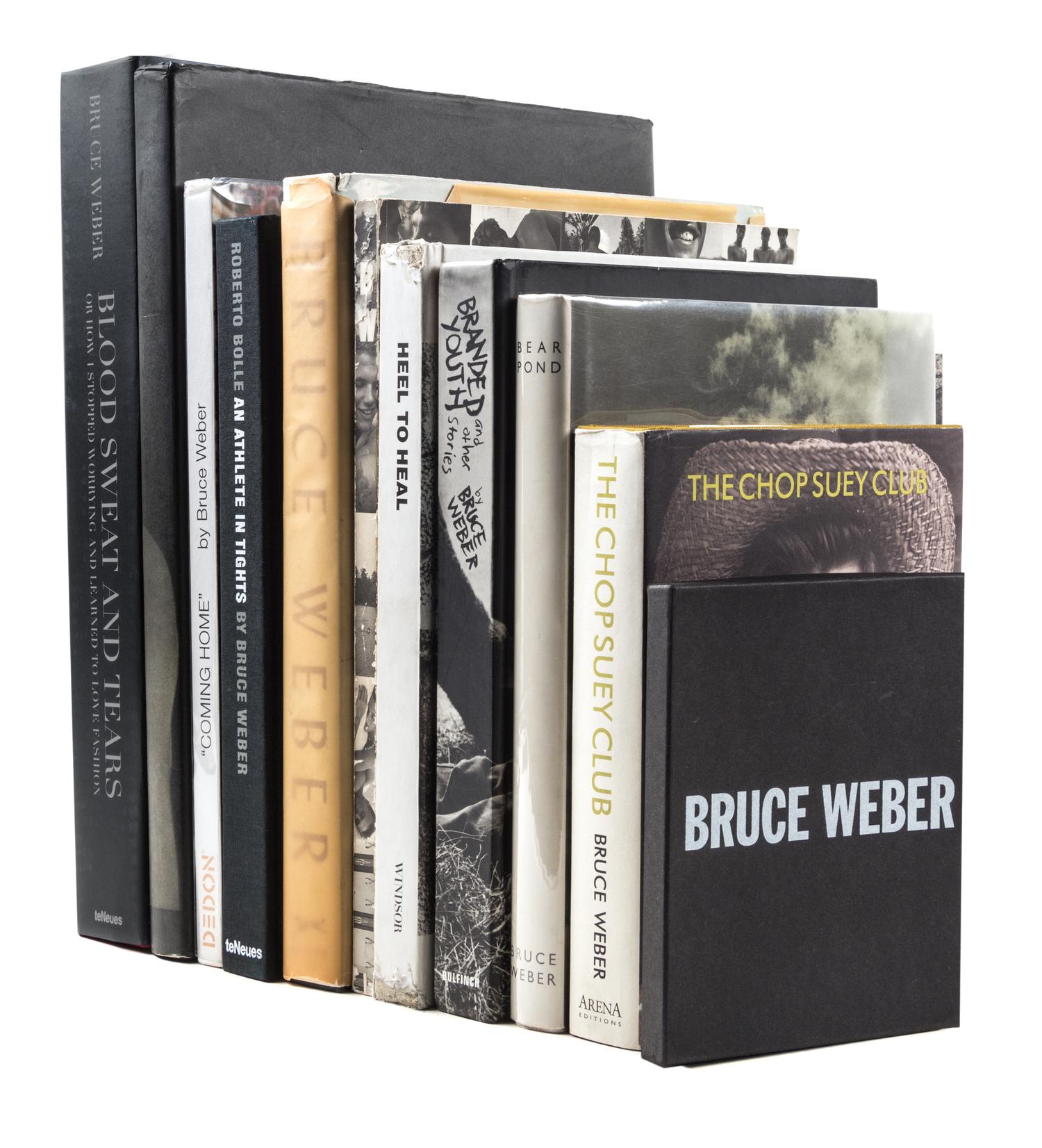 (WEBER, BRUCE) A group of 11 Bruce Weber photo books, many inscribed, first edition.