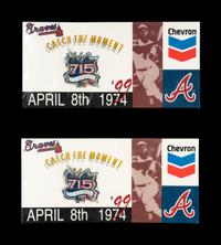 A Group of Hank Aaron 715 Home Run Anniversary Commemorative Items,