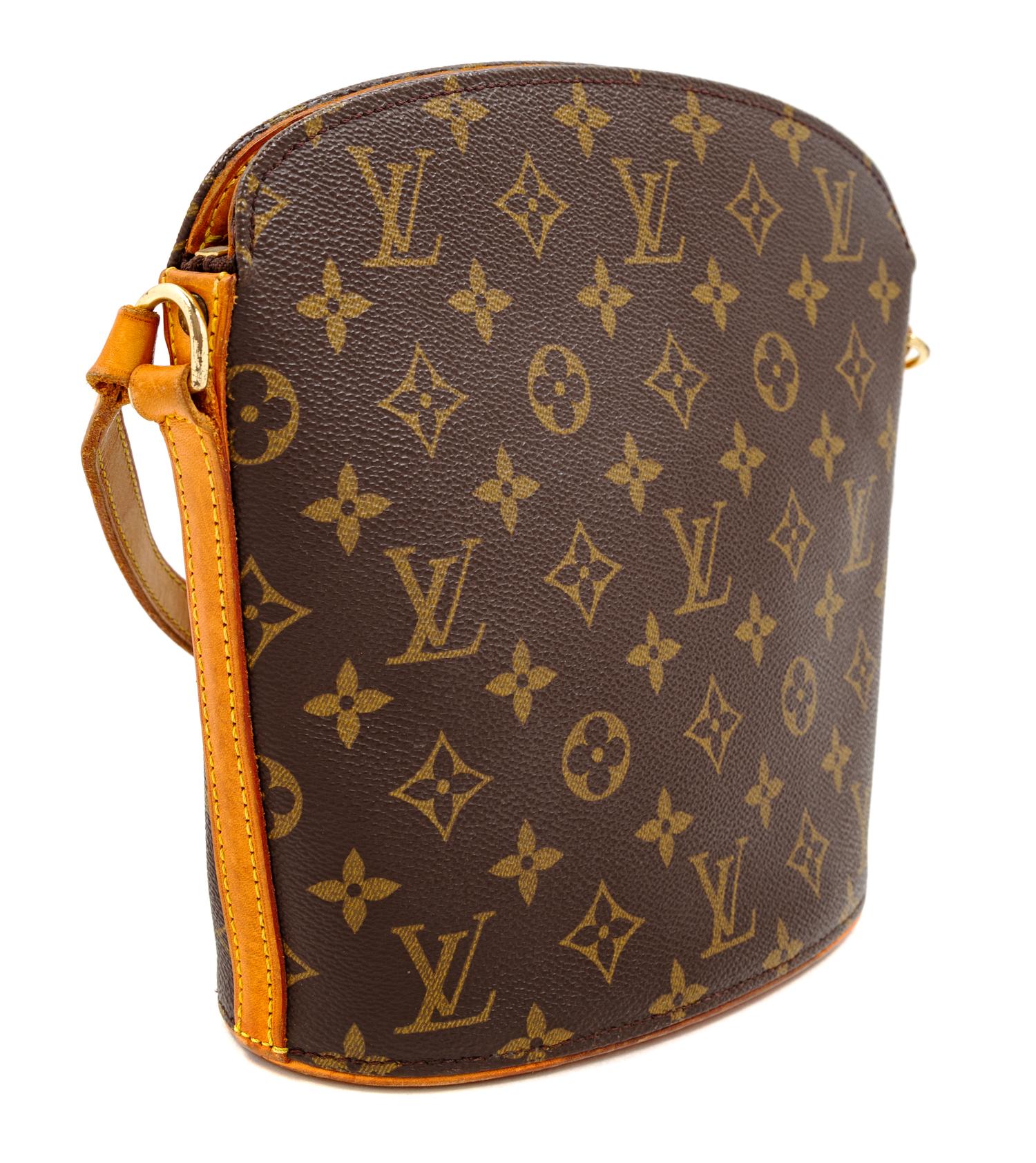 A Louis Vuitton Monogram Canvas Shoulder Bag, 8.5" H x 9.5" W x 3.5" D; Strap drop: 17.5" - 24".