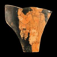 An Apulian Red-Figured Calyx Krater Fragment
