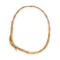 CARTIER, YELLOW GOLD, PLATINUM, AND DIAMOND SPRAY COLLAR NECKLACE