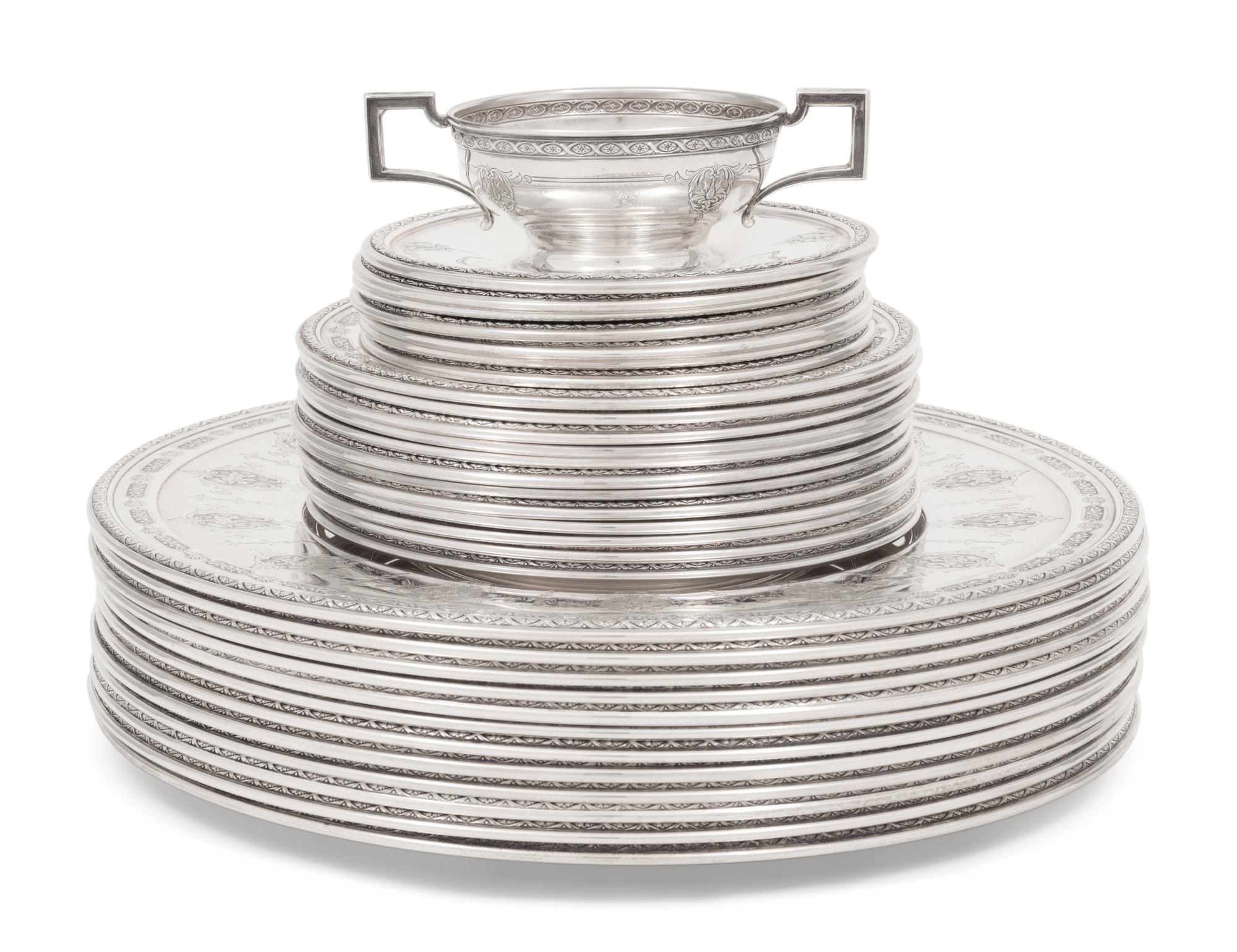 A Set of American Silver Dinner Articles